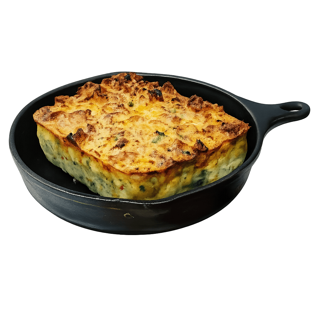 Corn bread pudding